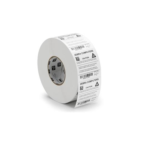 Zebra 8000T All-Temp - Paper - permanent acrylic adhesive - coated - matte - 71 x 32 mm 33920 label(s) (8 roll(s) x 4240) labels - for Zebra 110, 140, 220, Z4Mplus, Z6MPlus, ZM400, ZM600; Xi Series 140, 170; Z Series ZM600 - 0