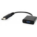 Cablexpert - Adapter - DisplayPort (M) to HD-15 (VGA) (F) - DisplayPort 1.1a - 15 cm - 1080p support - black