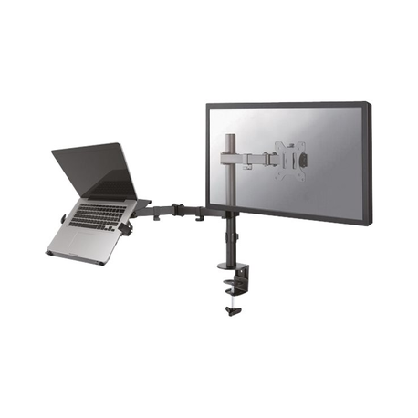 Neomounts by Newstar FPMA-D550NOTEBOOK - Mounting kit - for LCD display / notebook (full-motion) - black - screen size: 10"-32" - clamp mountable, grommet, desk-mountable - 0