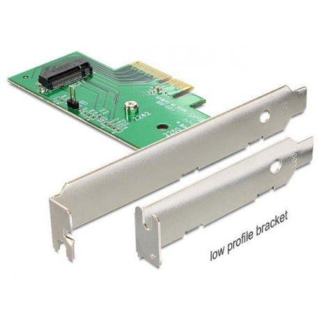 DeLOCK PCI Express Card > 1 x internal M.2 NGFF - Storage controller - 1 Channel - M.2 Card - PCIe 3.0 x4 - 3