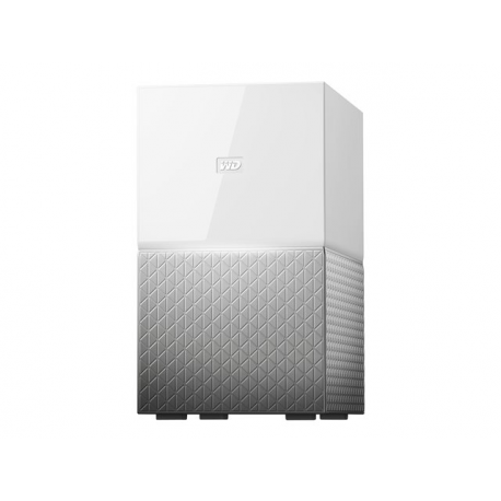 WD My Cloud Home Duo WDBMUT0060JWT - Personal cloud storage device - 6 TB - HDD 3 TB x 2 - RAID 1, JBOD - Gigabit Ethernet - 1