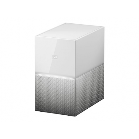 WD My Cloud Home Duo WDBMUT0060JWT - Personal cloud storage device - 6 TB - HDD 3 TB x 2 - RAID 1, JBOD - Gigabit Ethernet - 2