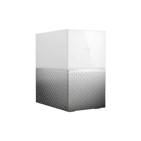 WD My Cloud Home Duo WDBMUT0060JWT - Personal cloud storage device - 6 TB - HDD 3 TB x 2 - RAID 1, JBOD - Gigabit Ethernet - 5