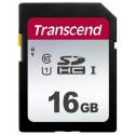 Transcend 300S - Flash memory card - 16 GB - UHS-I U1  /  Class10 - SDHC UHS-I