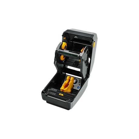 Zebra ZD620t - Label printer - thermal transfer - Roll (11.8 cm) - 300 dpi - up to 152 mm / sec - USB 2.0, LAN, serial, USB host, NFC, Wi-Fi(ac), Bluetooth 4.1, Bluetooth LE - peeler - grey - 1