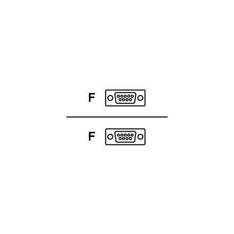 Datalogic CAB-427 - Null modem cable - DB-9 (F) to DB-9 (F) - for Falcon X4; Kyman 701-901; Memor; Skorpio X3 - 1