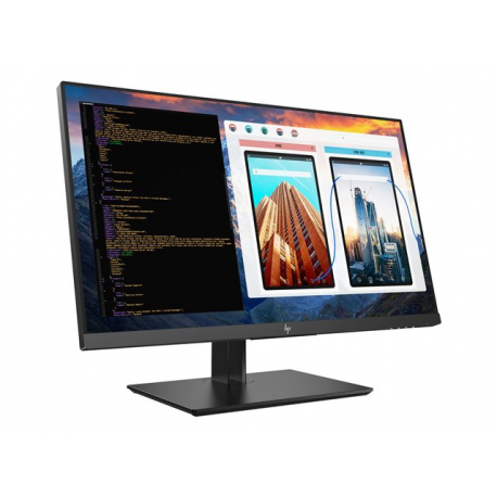 HP Z27 - LED monitor - 27" (27" viewable) - 3840 x 2160 4K UHD (2160p) @ 60 Hz - IPS - 350 cd / m² - 1300:1 - 8 ms - HDMI, DisplayPort, Mini DisplayPort, USB-C - Black Pearl - promo - 2