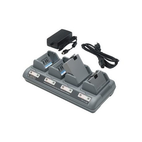 Zebra Quad Charger UCLI72-4 - Power adapter + battery charger - United States - for P / N: AK17463-005, AK18026-002, AT16004-1, AT16293-1 - 0