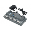 Zebra Quad Charger UCLI72-4 - Power adapter + battery charger - United States - for P / N: AK17463-005, AK18026-002, AT16004-1, AT16293-1