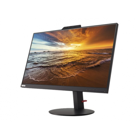 Lenovo ThinkVision T24v-10 - LED monitor - 23.8" (23.8" viewable) - 1920 x 1080 Full HD (1080p) - IPS - 250 cd / m² - 1000:1 - 4 ms - HDMI, VGA, DisplayPort - black - 1