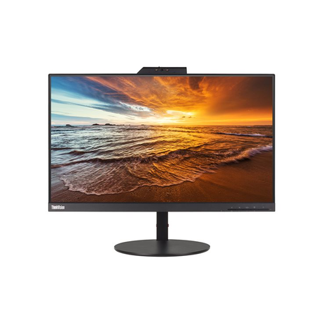 Lenovo ThinkVision T24v-10 - LED monitor - 23.8" (23.8" viewable) - 1920 x 1080 Full HD (1080p) - IPS - 250 cd / m² - 1000:1 - 4 ms - HDMI, VGA, DisplayPort - black - 7