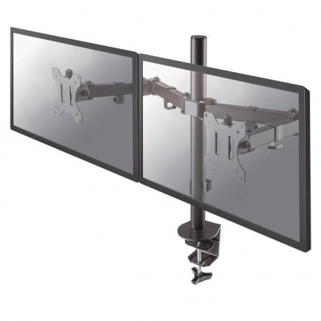 Neomounts by Newstar FPMA-D550D - Mounting kit - for 2 LCD displays (full-motion) - black - screen size: 10"-32" - clamp mountable, grommet, desk-mountable - 2