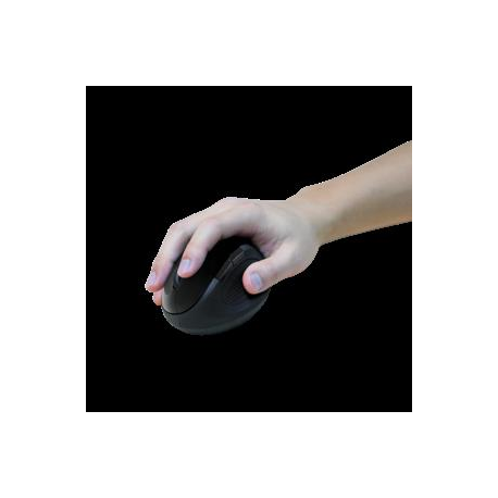 LogiLink Ergonomic - Mouse - ergonomic - optical - 6 buttons - wireless - 2.4 GHz - 5