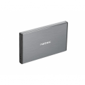 Natec Rhino GO - Storage enclosure - 2.5" - SATA 6Gb / s - USB 3.0 - grey