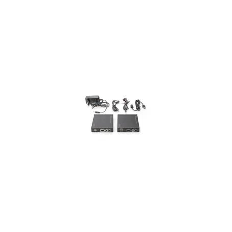 Extender KVM HDMI HDBaseT up to 70m Cat.5e/6, 4K 30Hz UHD HDCP1.4 IR audio (SET)