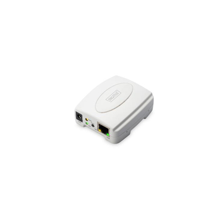 Digitus Fast Ethernet Print Server,USB,1 X Port