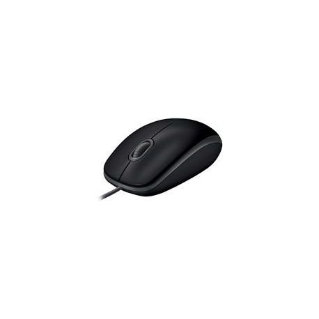 Logitech B110 Silent - Mouse - right and left-handed - optical - 3 buttons - wired - USB - 0