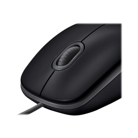 Logitech B110 Silent - Mouse - right and left-handed - optical - 3 buttons - wired - USB - 5