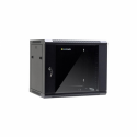 Netrack - Cabinet - wall mountable - black - 15U - 19"