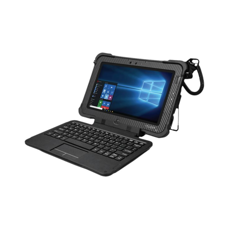 Zebra Companion Keyboard - Keyboard and folio case - with touchpad - US - for XSlate D10; XSLATE B10, D10 - 0