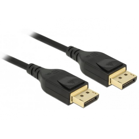 DeLOCK - DisplayPort cable - DisplayPort (M) to DisplayPort (M) - DisplayPort 1.4 - 1 m - 8K support - black - 0