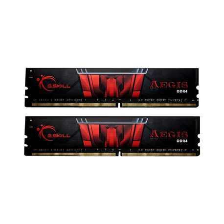 G.Skill AEGIS - DDR4 - kit - 16 GB: 2 x 8 GB - DIMM 288-pin - 2666 MHz / PC4-21300 - CL19 - 1.2 V - unbuffered - non-ECC - 0