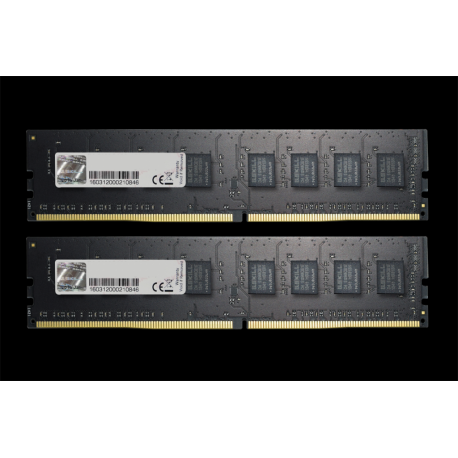 G.Skill Value Series - DDR4 - kit - 16 GB: 2 x 8 GB - DIMM 288-pin - 2666 MHz  /  PC4-21300 - CL19 - 1.2 V - unbuffered - non-ECC - 0