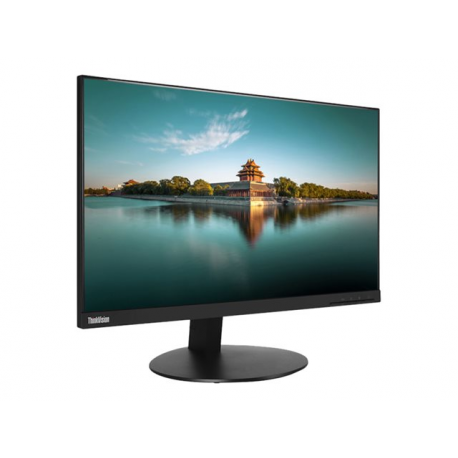 Lenovo ThinkVision T24i-10 - LED monitor - 23.8" - 1920 x 1080 Full HD (1080p) @ 60 Hz - IPS - 250 cd/m² - 1000:1 - 6 ms - HDMI, VGA, DisplayPort - black - 4
