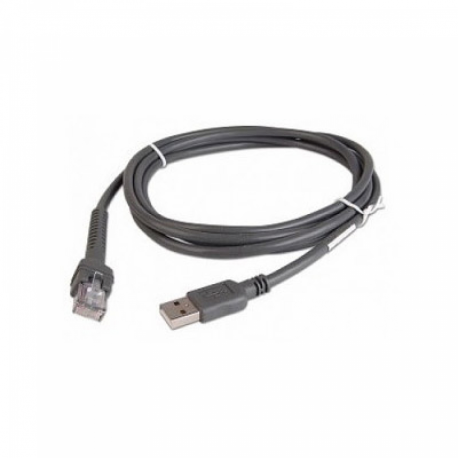 Zebra - USB  /  power cable - USB (M) - 12 V - 1.2 A - 4.57 m - for Symbol LI3608; Zebra DS3608, DS3678, LI3608, LI3678 - 0