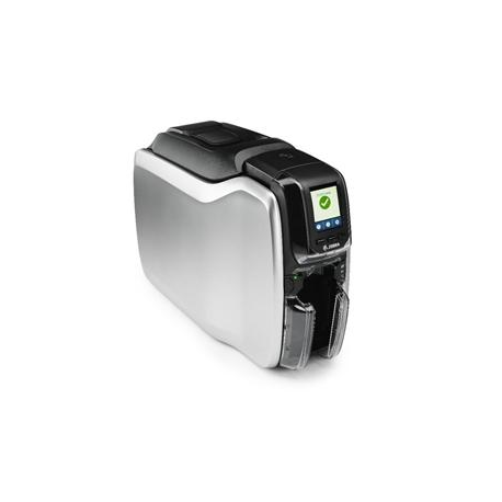 Zebra ZC300 - Plastic card printer - colour - dye sublimation / thermal transfer - CR-80 Card (85.6 x 54 mm) - 300 dpi - up to 900 cards / hour (mono) / up to 200 cards / hour (colour) - capacity: 100 cards - USB 2.0, LAN, Wi-Fi - 1