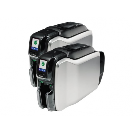 Zebra ZC300 - Plastic card printer - colour - dye sublimation / thermal transfer - CR-80 Card (85.6 x 54 mm) - 300 dpi - up to 900 cards / hour (mono) / up to 200 cards / hour (colour) - capacity: 100 cards - USB 2.0, LAN, Wi-Fi - 2