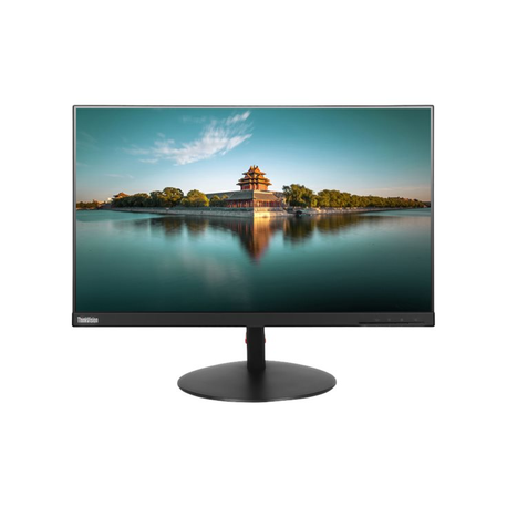 Lenovo ThinkVision T24i-10 - LED monitor - 23.8" (23.8" viewable) - 1920 x 1080 Full HD (1080p) - IPS - 250 cd / m² - 1000:1 - 6 ms - HDMI, VGA, DisplayPort - black - 0