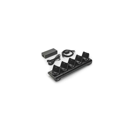 Zebra 5-Slot Docking Cradle - Printer charging cradle - output connectors: 5 - United Kingdom - for ZQ300 Series - 0