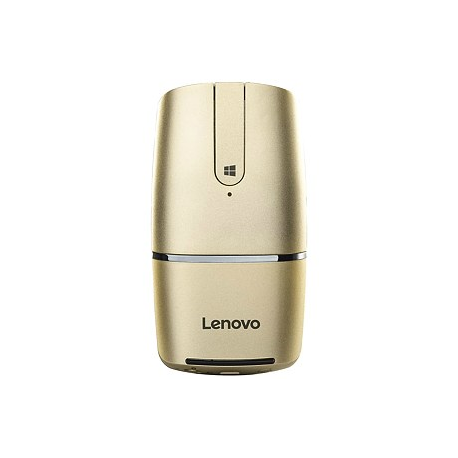 Lenovo Yoga Mouse - Mouse  /  remote control - wireless - 2.4 GHz, Bluetooth 4.0 - USB wireless receiver - golden - for ThinkCentre M90; ThinkEdge SE30; ThinkPad E14 Gen 3; L14 Gen 2; L15 Gen 2; V50t Gen 2-13 - 2