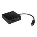 Lenovo USB-C Travel Hub - Docking station - USB-C - VGA, HDMI - for Tablet 10; ThinkPad 11; Thinkpad 13; ThinkPad A275; A285; A475; A485; L380; L380 Yoga; L480; L580; P51; P51s; P52; P52s; P71; T25; T470; T480; T570; T580; X1 Carbon; X1 Tablet; X1 Yoga; X270; X280; X380 Yoga; ThinkPad Yoga 11; 370; Yoga 720-12; 720-13; 730-13; 730-15; Miix 720-12IKB 80VV