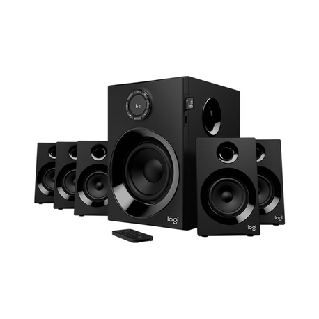 Logitech® Z607 5.1 Surround Sound Speaker System with Bluetooth, Black