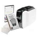 Zebra ZC100 - Plastic card printer - colour - dye sublimation/thermal transfer - CR-80 Card (85.6 x 54 mm) - 300 dpi - up to 700 cards/hour (mono) / up to 150 cards/hour (colour) - capacity: 100 cards - USB 2.0