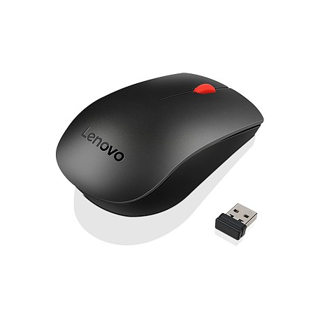 Lenovo 510 - Mouse - right and left-handed - optical - 3 buttons - wireless - 2.4 GHz - USB wireless receiver - black - for IdeaPad 1 14; 3 14; 5 14; 5 Pro 14; ThinkBook 14s Yoga G2 IAP; V15; Yoga Slim 7 Pro 14 - 2