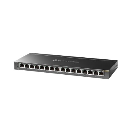 TP-Link TL-SG116E Unmanaged Pro - Switch - unmanaged - 16 x 10 / 100 / 1000 - desktop - 0