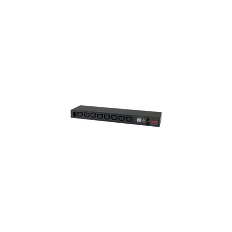 APC Metered Rack PDU AP7820B - Power distribution unit (rack-mountable) - AC 200 / 208 / 230 V - 2300 VA - Ethernet 10 / 100 - input: IEC 60320 C14 - output connectors: 8 (IEC 60320 C13) - 1U - 1.98 m cord - for P / N: SMTL1000RMI2UC, SMX1000C, SMX1500RM2UC, SMX1500RM2UCNC, SMX750C, SMX750CNC - 0