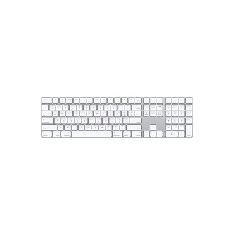 Apple Magic Keyboard with Numeric Keypad - Keyboard - Bluetooth - US - silver - for 10.2-inch iPad; 10.5-inch iPad Air; 10.9-inch iPad Air; iPad mini 5; iPhone 11, 12, 13, SE - 6