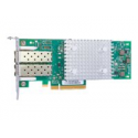 HPE StoreFabric SN1600Q 32Gb Dual Port - Host bus adapter - PCIe 3.0 x8 low profile - 32Gb Fibre Channel x 2 - for ProLiant DL325 Gen10, XL170r Gen10, XL190r Gen10, XL270d Gen10; SimpliVity 380 Gen10