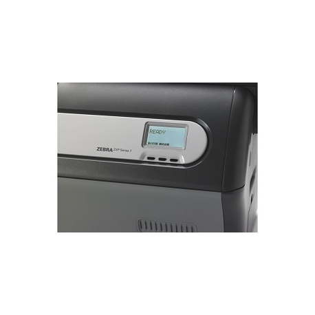 Zebra ZXP Series 7 - Plastic card printer - colour - Duplex - dye sublimation / thermal transfer - CR-80 Card (85.6 x 54 mm) - 300 dpi - up to 1375 cards / hour (mono) / up to 300 cards / hour (colour) - capacity: 200 cards - USB 2.0, LAN - 2