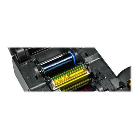 Zebra ZXP Series 9 - Plastic card printer - colour - Duplex - dye sublimation retransfer - CR-80 Card (85.6 x 54 mm) up to 190 cards / hour (colour) - capacity: 150 cards - USB 2.0, LAN - 7