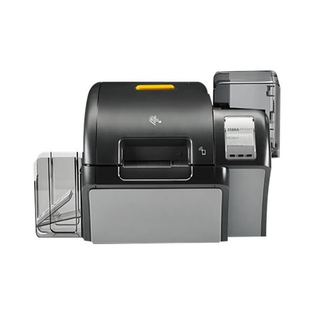 Zebra ZXP Series 9 - Plastic card printer - colour - Duplex - dye sublimation retransfer - CR-80 Card (85.6 x 54 mm) up to 190 cards / hour (colour) - capacity: 150 cards - USB 2.0, LAN - 9