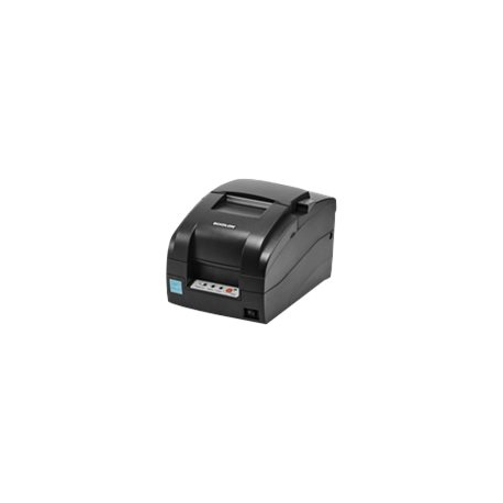 BIXOLON SRP-275IIIA - Receipt printer - two-colour (monochrome) - dot-matrix - Roll (7.65 cm) - 80 x 144 dpi - 9 pin - up to 5.1 lines / sec - USB 2.0, serial - tear bar - dark grey - 1