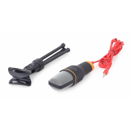Gembird Desktop microphone with a tripod, MIC-D-03, black