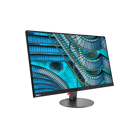 Lenovo ThinkVision S27i-10 - LED monitor - 27" - 1920 x 1080 Full HD (1080p) @ 75 Hz - IPS - 250 cd / m² - 1000:1 - 6 ms - HDMI, VGA - raven black - 3