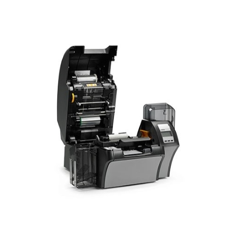 Zebra ZXP Series 9 - Plastic card printer - colour - Duplex - dye sublimation retransfer - CR-80 Card (85.6 x 54 mm) up to 190 cards / hour (colour) - capacity: 150 cards - USB 2.0, LAN - 5
