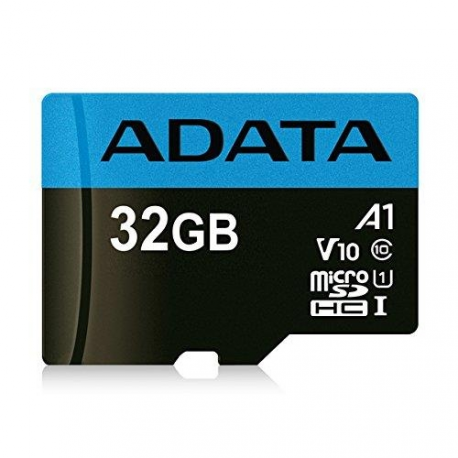 ADATA Premier - Flash memory card (microSDHC to SD adapter included) - 32 GB - UHS Class 1  /  Class10 - microSDHC UHS-I - for retail customers - 1